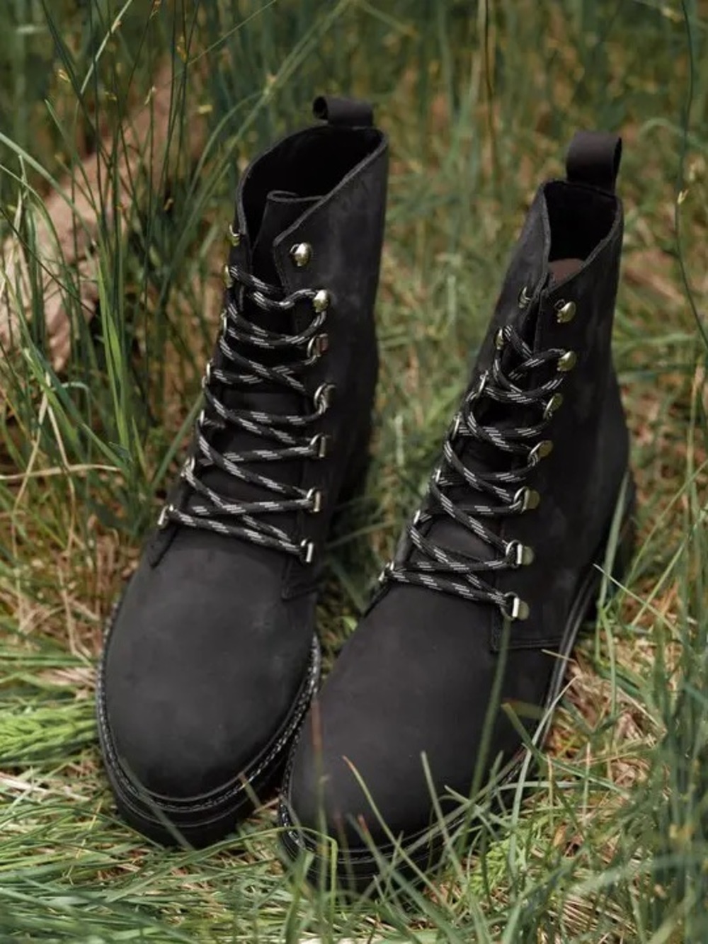 Jenni Kayne Oiled Leather Combat Boots